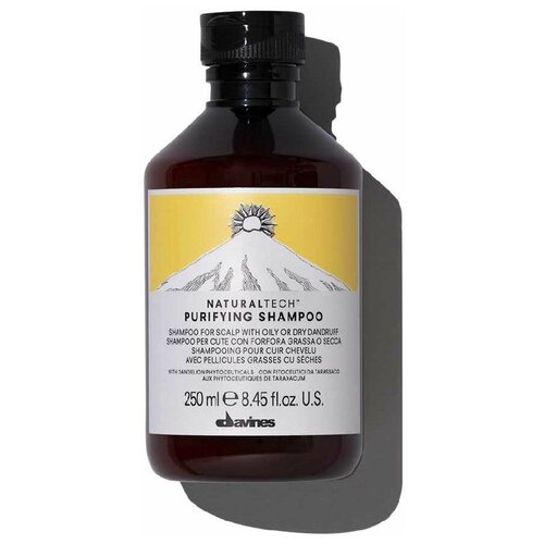 DAVINES Naturaltech Purifying shampoo 250ml/ Davines очищающий шампунь против перхоти 250мл