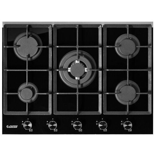 Газовая варочная панель EXITEQ PFH 750 STG-E черный 2299000₽