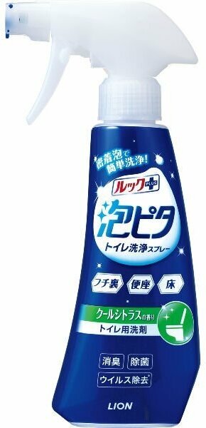Спрей-пенка LION Look Plus для очистки и дезодорации туалета аромат свежий цитрус (300 мл.)