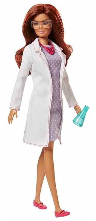 Кукла Barbie Careers Scientist (Барби Учёный с колбой)