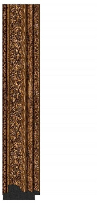 Зеркало в раме 50x70см Evoform виньетка состаренная бронза - фото №2