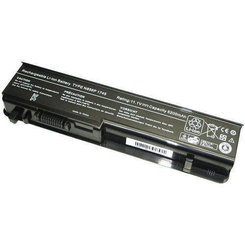 Аккумулятор для ноутбука Dell Studio 1745 (U150P) 11.1V 5200mAh черный OEM аккумуляторная батарея для ноутбука dell xps15 11 1v 5200mah черная oem