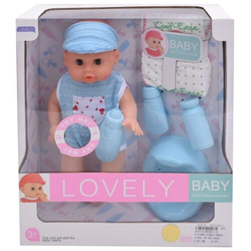 Игр. набор Мой малыш, в комплекте пупс 30 см озвуч, пьет, писает,предметов 5шт., эл.пит AG13*3шт. вх. в комплект, в ассорт., кор.