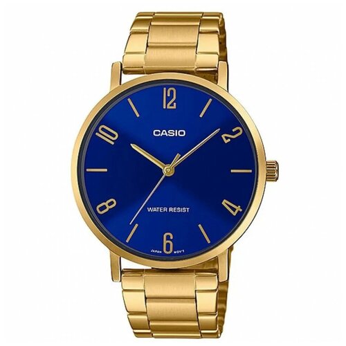 Наручные часы CASIO Collection MTP-VT01G-2B2, серебряный, синий