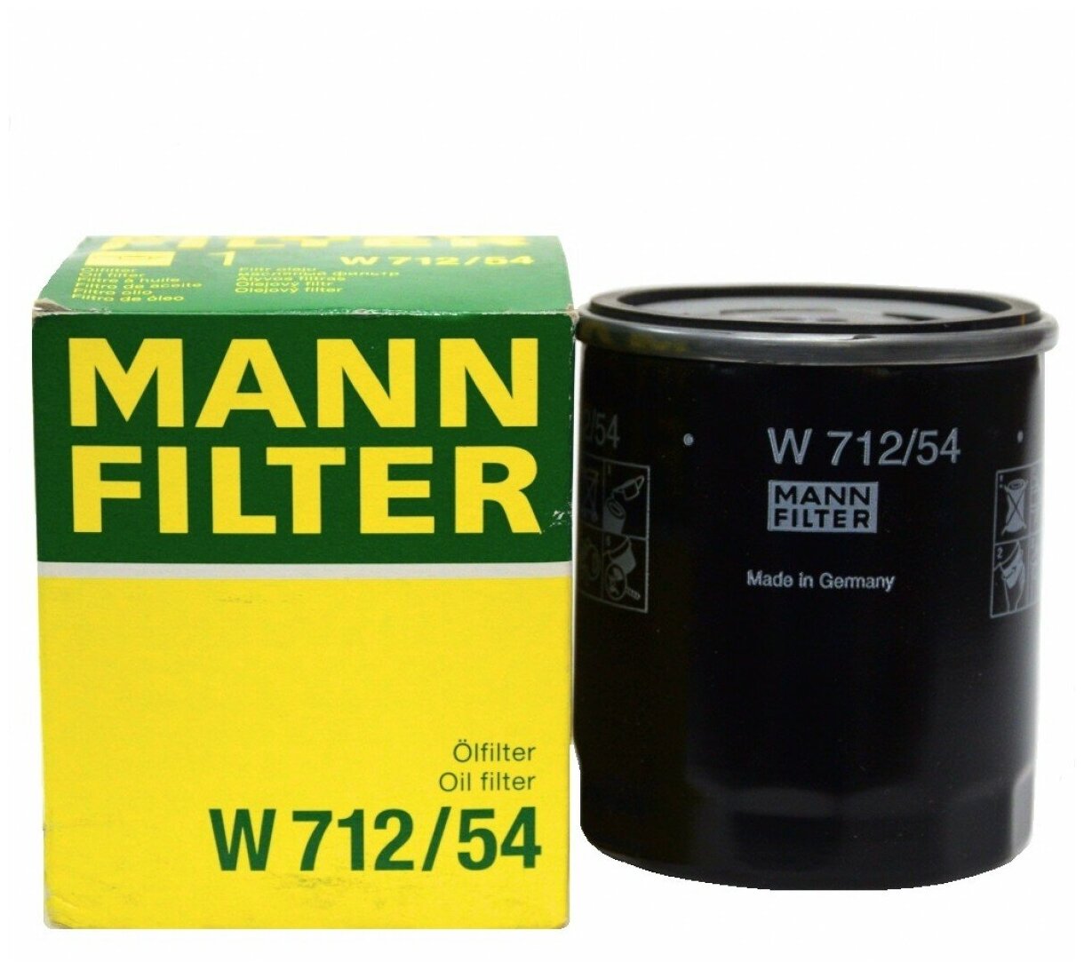 Масляный фильтр MANN-FILTER W 712/54