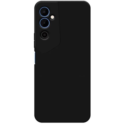 Чехол-накладка Borasco MicroFiber Case для смартфона Tecno Pova Neo 2, черный чехол накладка krutoff soft case уверенность для tecno pova neo 2 черный