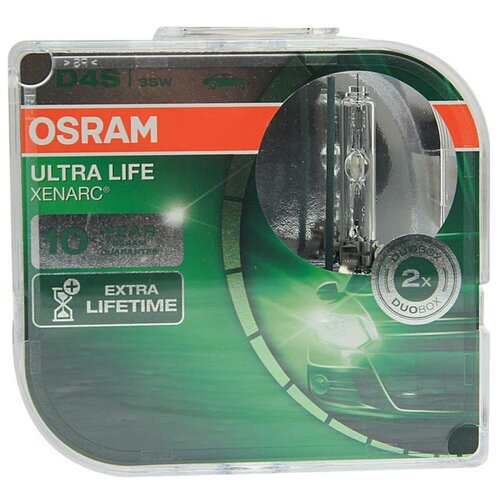 Лампа автомобильная ксеноновая OSRAM Ultra Life 66440ULT-HCB D4S 12V 35W 2 шт.