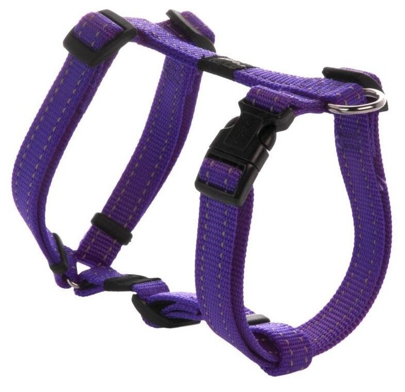 Rogz Шлейка серия Utility размер M (32-52см) ширина 1,6 см фиолетовый (H-HARNESS) SJ11E | H-HARNESS 0,07 кг 47464