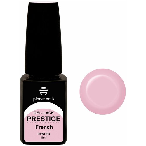 Planet nails Гель-лак Prestige French, 8 мл, 339 бежево-розовый