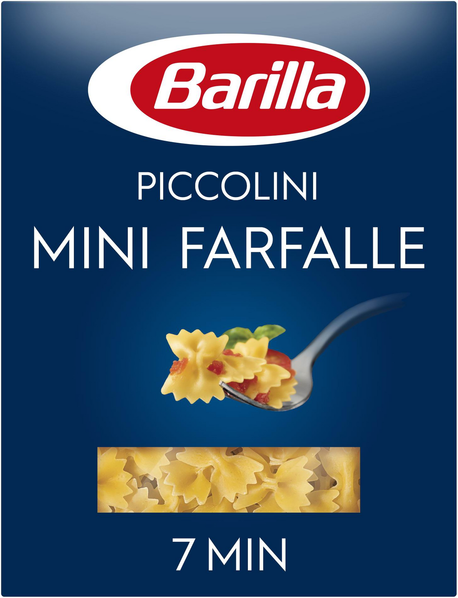 Макароны BARILLA Mini Farfalle n.64 из твердых сортов пшеницы группа А высший сорт, 400г