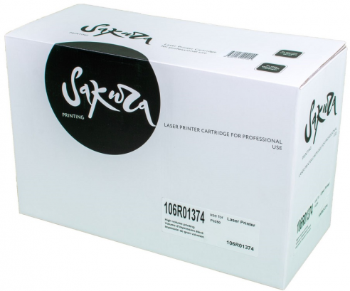 Картридж Sakura 106R01374 для XEROX P3250, черный, 5000 к.