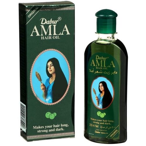 Масло для волос Dabur AMLA Original, гладкость и прочность, 200 мл масло для волос и кожи амла 20 мл