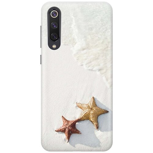 фото Gosso ультратонкий силиконовый чехол-накладка для xiaomi mi 9 se с принтом "две морские звезды"