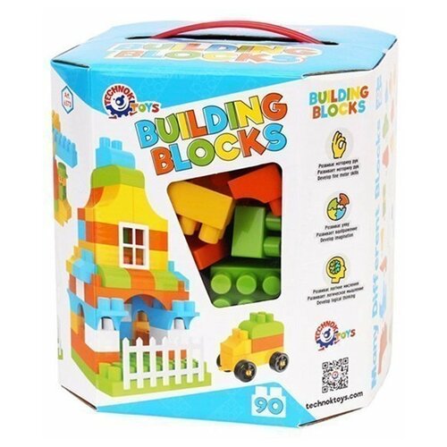 ТехноК Building Blocks Т6573, 90 дет. конструктор jdlt building blocks 5360 105 дет