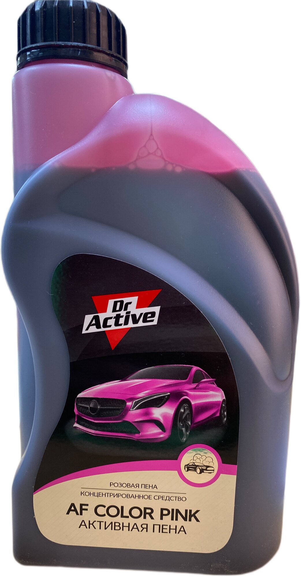 Автошампунь активная пена AF Color Pink 1л. Dr. Active Sintec