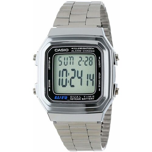 Наручные часы CASIO, серый, черный