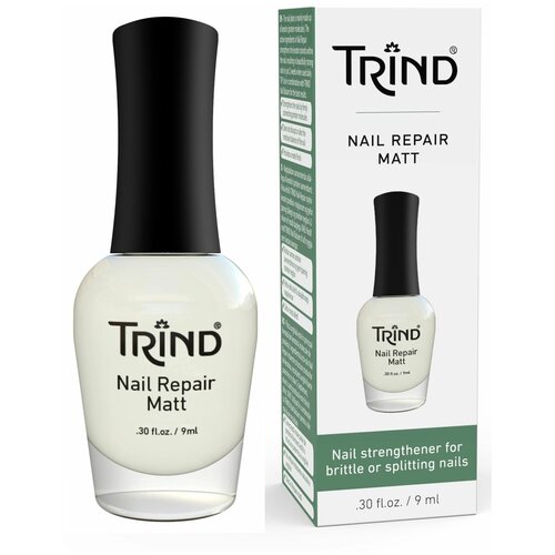 Trind Лак Nail Repair Matt, 9 мл базовое покрытие для ногтей catrice nail repair nail building 10 5 мл