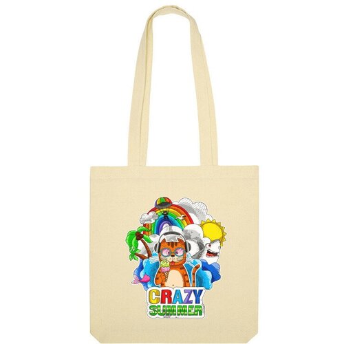 фото Сумка шоппер us basic, бежевый