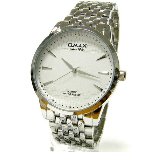 фото Наручные часы omax, серебряный, белый