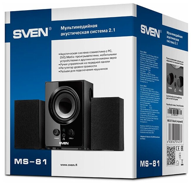 Колонки компьютерные 2.1 Sven MS-81