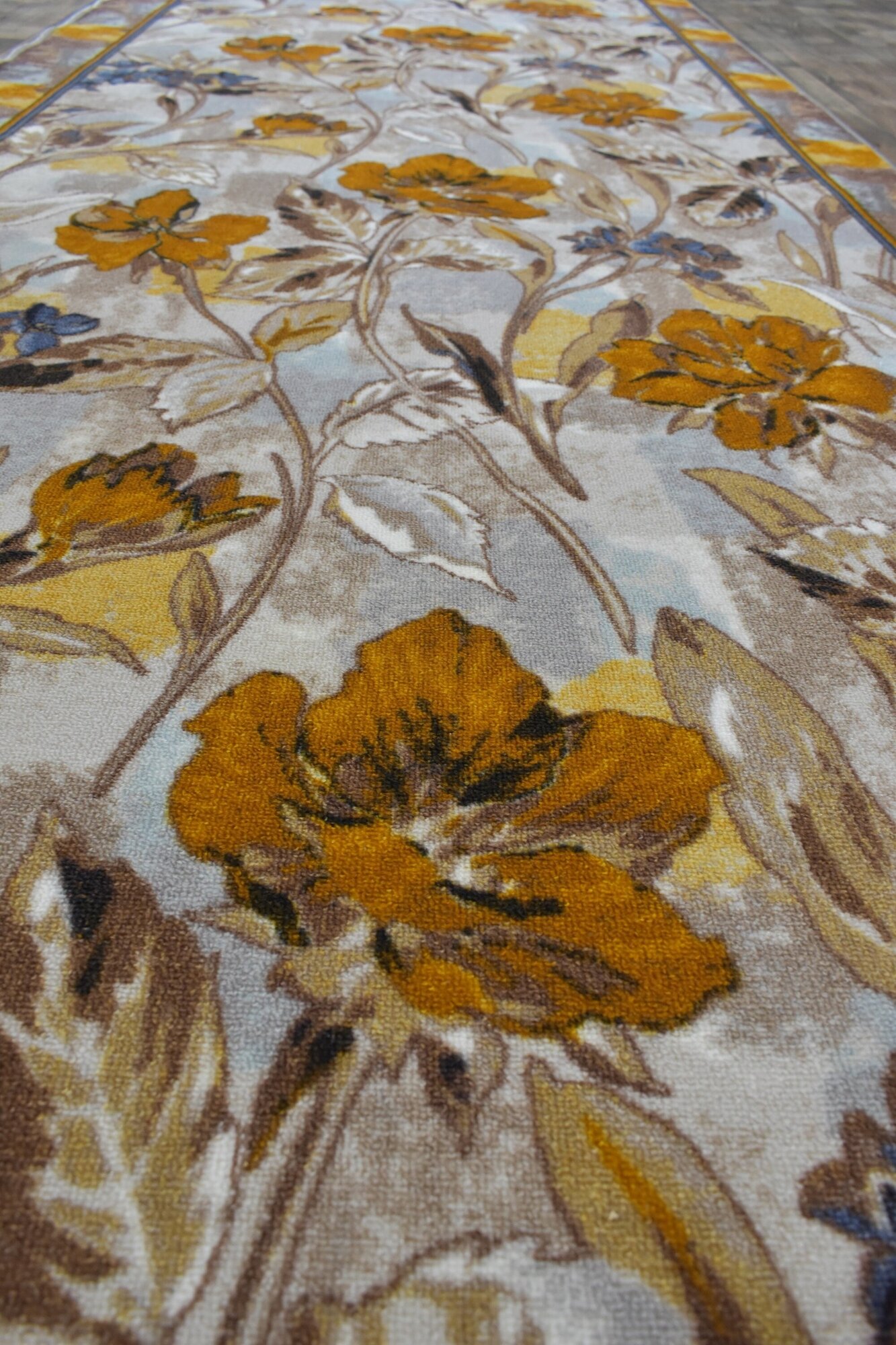 Ковровая дорожка на войлоке, Витебские ковры, с печатным рисунком, 2591, 1.5*1.5 м - фотография № 2