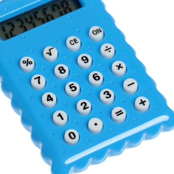 Калькулятор - брелок "Печенье" 8 - разрядный микс 2 уки