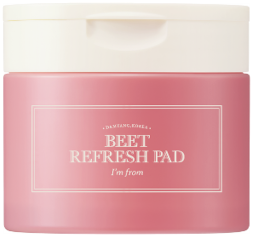 I`m From Пэды очищающие с экстрактом красной корейской свеклы - Beet refresh pad, 60шт