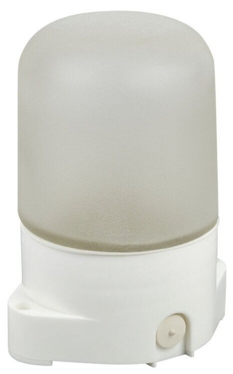 Светильник ЭРА НББ 01-60-001 для бани пластик/стекло прямой IP65 E27 max 60Вт 135х105х84 белый - фотография № 6