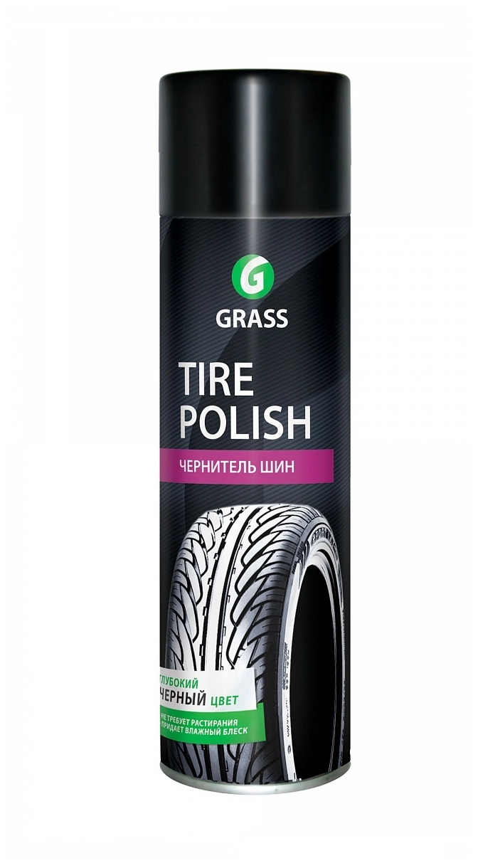 Grass Полироль Чернитель шин Tire Polish аэрозоль 650 мл