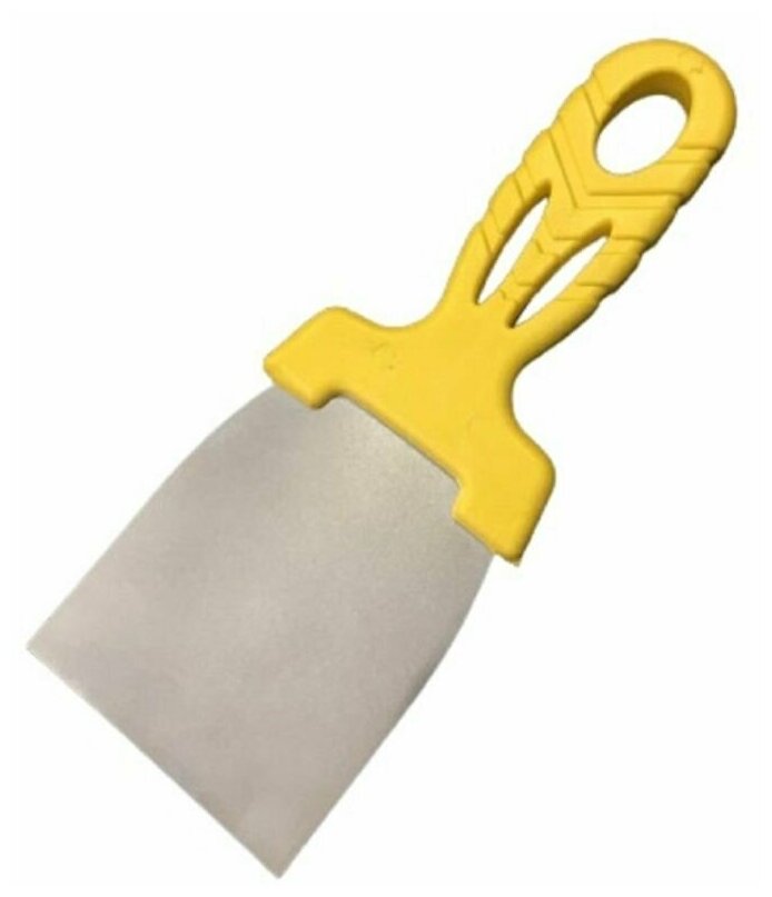 фото Шпатель нержавеющая сталь желтый 80мм JETTOOLS (Шн/желт-80)