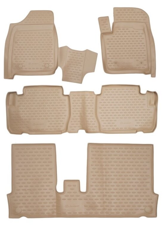 Комплект ковриков в салон ELEMENT NLC.48.38 (210k / 212k) для Toyota Ipsum 2001-2007 г. 5 шт.