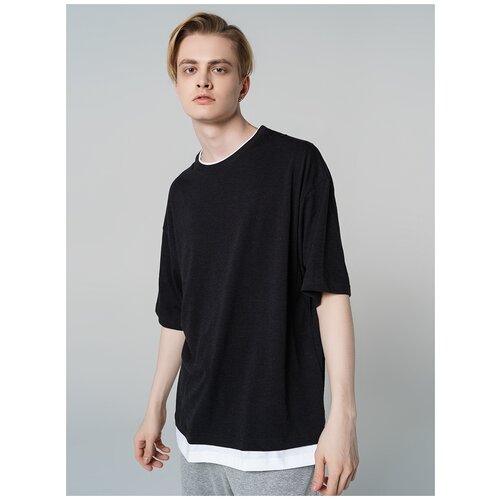 фото Футболка с кор.рукавом твое 79179 размер xl, черный меланж, men