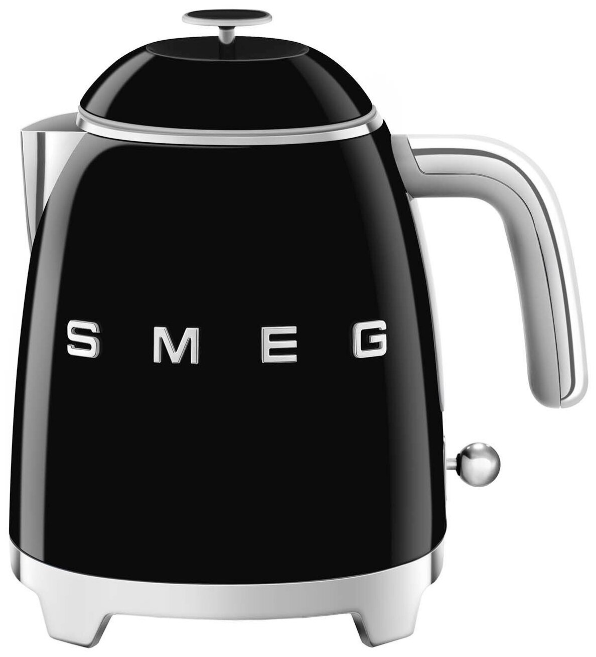 Чайник Smeg KLF05BLEU 50's Style, 0,8 л., черный глянцевый