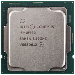 Процессор Intel Core i5-10500 LGA1200, 6 x 3100 МГц, OEM
