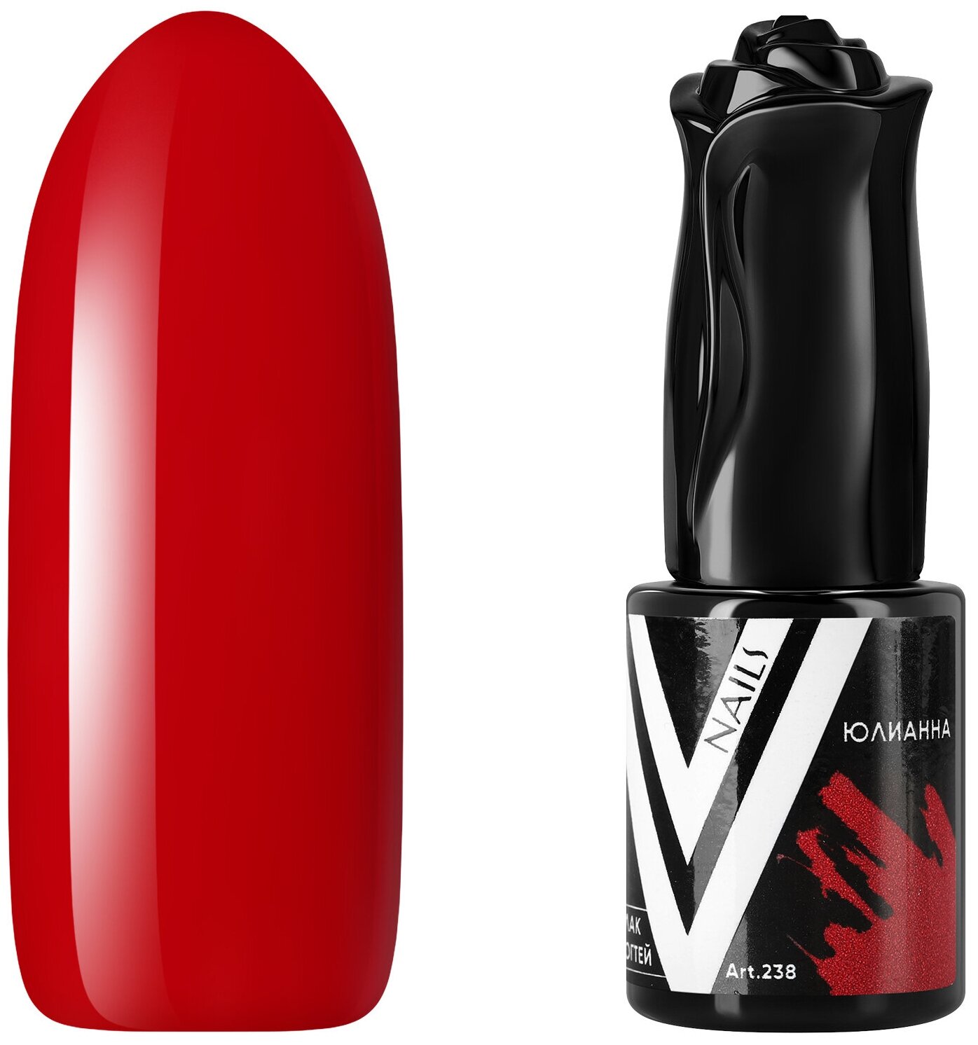 Гель-лак для ногтей Vogue Nails плотный самовыравнивающийся, светлый, красный, 10 мл