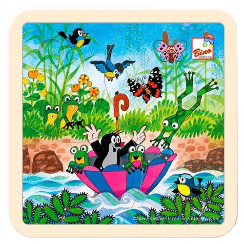 Пазл Bino Маленький крот (13722), 4 дет.