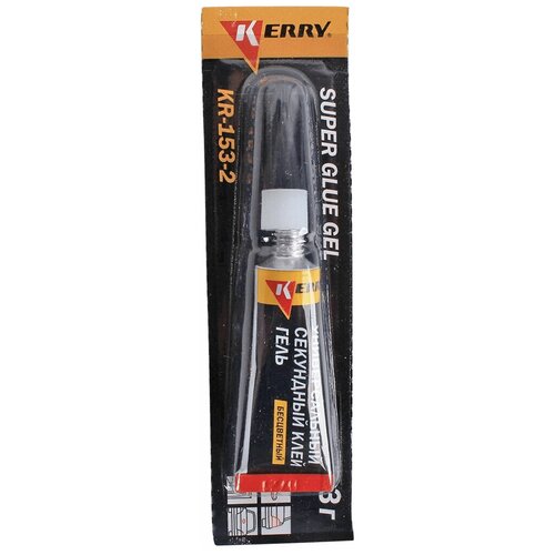 Универсальный Секундный Клей Гель Super Glue Gel Kerry Kerry Kr1532 Kerry арт. KR1532 bison super glue gel kit 3g