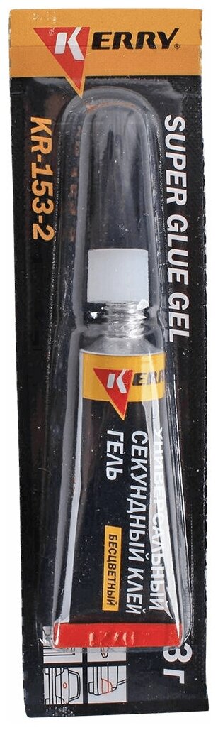 Универсальный Секундный Клей Гель Super Glue Gel Kerry Kerry Kr1532 Kerry арт. KR1532