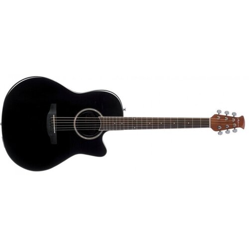 applause 3000 Applause AB24II-5S Balladeer Cutaway Black Satin электроакустическая гитара, цвет черный, производство Китай