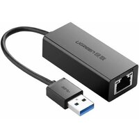 Адаптер UGREEN CR111 (20256) USB 3.0 Gigabit Ethernet Adapter. Цвет: черный