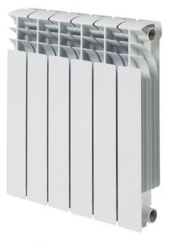 фото Секционный радиатор Алюминий Русский радиатор корвет, 10 секц. 500х80