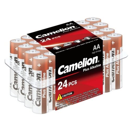 Батарейки Camelion AA/LR 6 Plus Alkaline PB-24 1.5В (24 шт в уп.) батарейка focusray super alkaline аа 24 ш