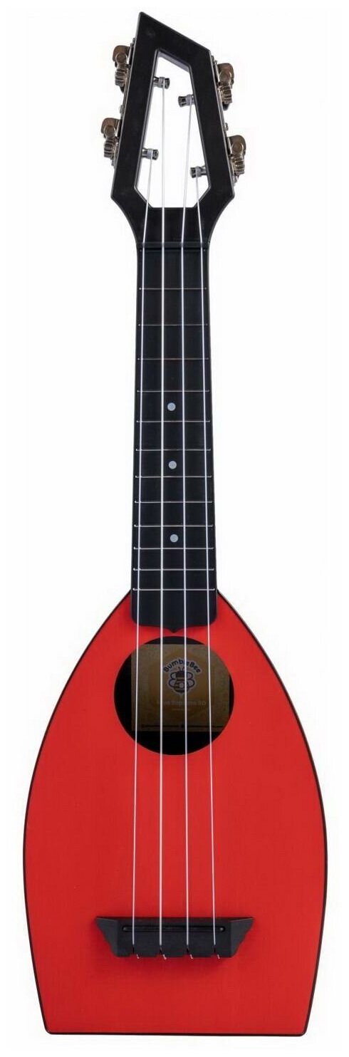 Музыкальный инструмент BUMBLEBEE Гитара гавайская Укулеле сопрано Hive красная DNT-71833