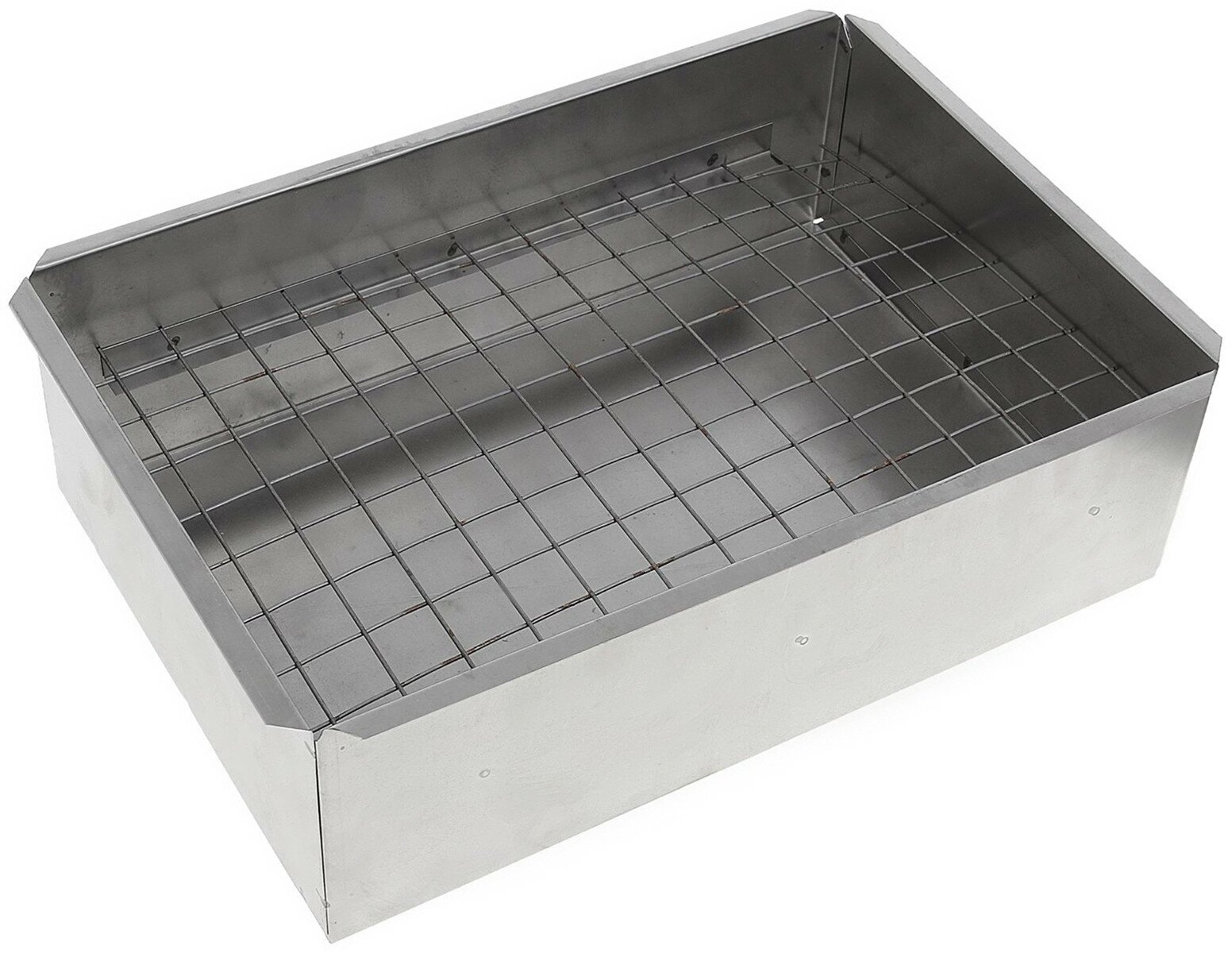 Коптильни Коптильня Maclay, одноярусная, размер 38,5 x 28 x 14,5 см, цвет серый