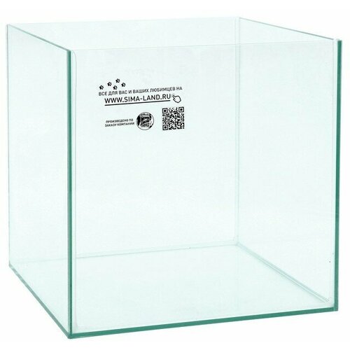 Аквариум куб без покровного стекла, 27 литров, 30 х 30 х 30 см, бесцветный шов пижон аквариум куб без покровного стекла 31 литр бесцветный шов