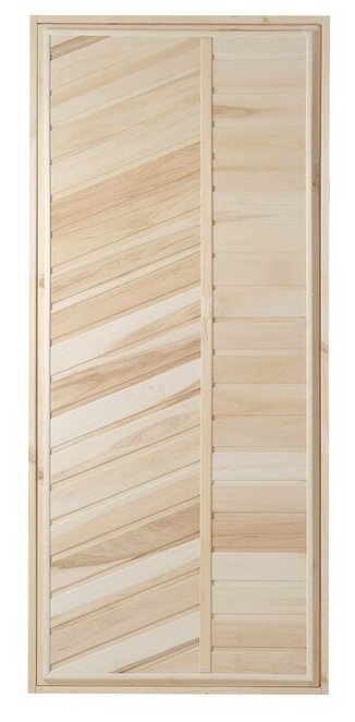 Дверь для бани и сауны "Эконом", липа, 180×80см, 3881729