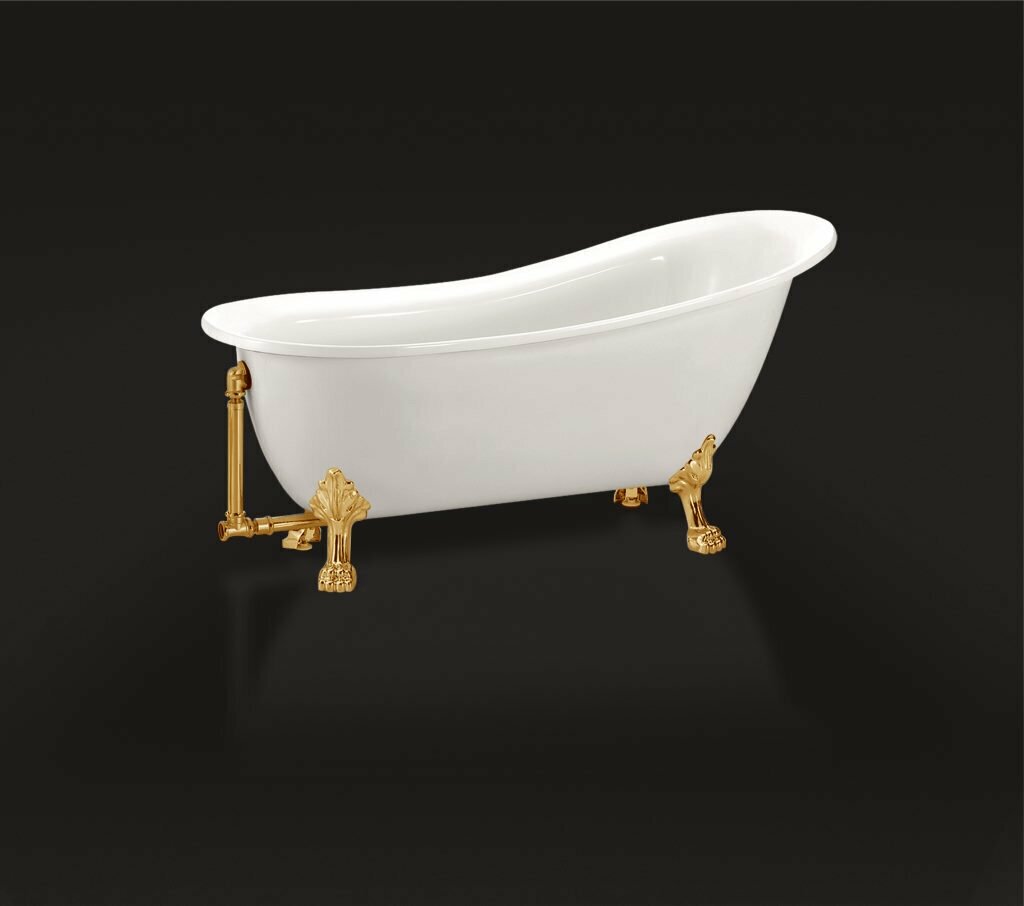 Акриловая ванна BelBagno BB06-1700-ORO