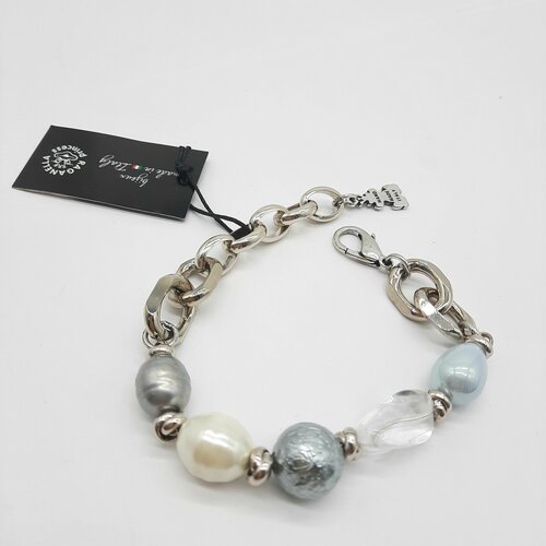 Браслет Raganella Princess, серебристый, бесцветный