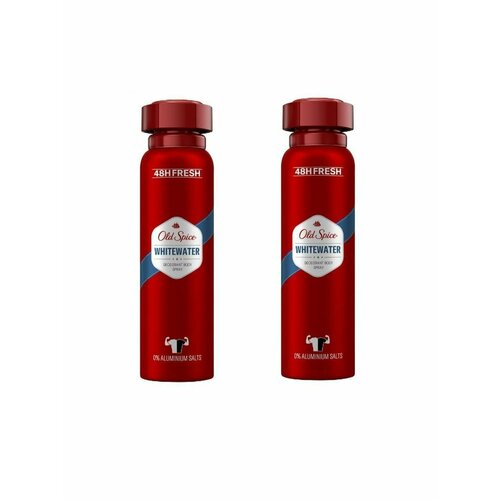 old spice дезодорант спрей captain 2 шт 150 мл 150 г Комплект 2 шт. Old Spice Whitewater Дезодорант спрей мужской, 2 шт. по 150 мл.