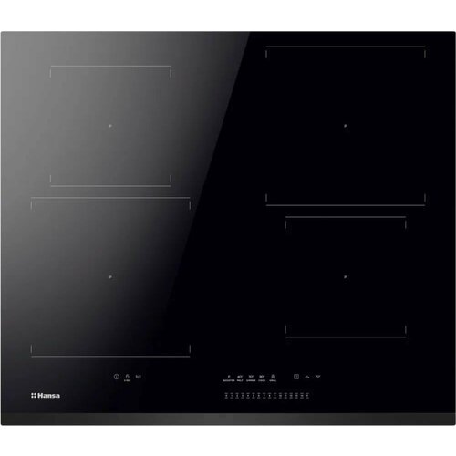 Встраиваемая индукционная варочная панель HANSA BHI67116 независимая 4 конфорки черная 6867200₽